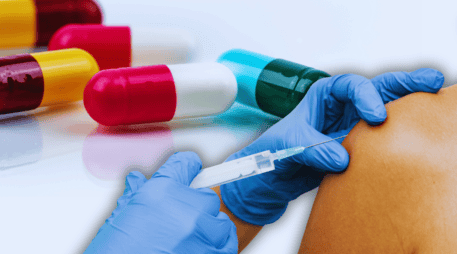 La aclaración sobre la vacuna contra el sarampión y los antibióticos es fundamental para evitar el retraso en los esquemas de inmunización. ESPECIAL / CANVA