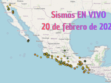 EN VIVO | Sismos en México | Viernes 20 de febrero. ESPECIAL / SSN