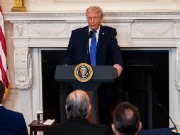 Donald Trump aclaró que se trata de una estrategia de presión para forzar un acuerdo que restrinja el programa nuclear de Teherán. EFE/B. CASH