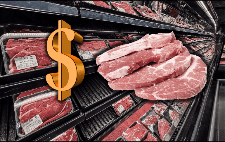 Dado el entorno actual, se prevé que los precios de la carne seguirán incrementando en los próximos meses. EL INFORMADOR/ARCHIVO ESPECIAL/Canva