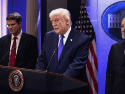 La decisión representa uno de los mayores reveses para la agenda del republicano en su segundo mandato. EFE/EPA/S. Thew