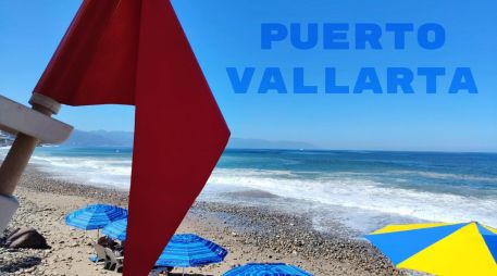 Así se encuentran las playas de Puerto Vallarta este viernes 20 de febrero de 2026. ESPECIAL / FACEBOOK Protección Civil y Bomberos Puerto Vallarta