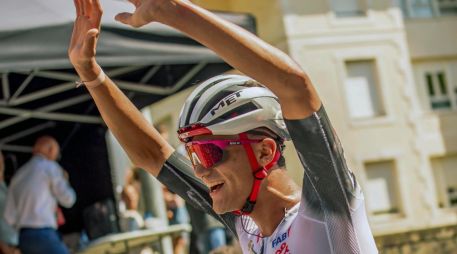 Isaac del Toro, el mexicano del equipo UAE. EFE / J. Zorrilla