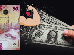 Al menudeo, el dólar se terminó vendiendo este viernes en 17.59 pesos en ventanillas de Banamex. ESPECIAL / CANVA