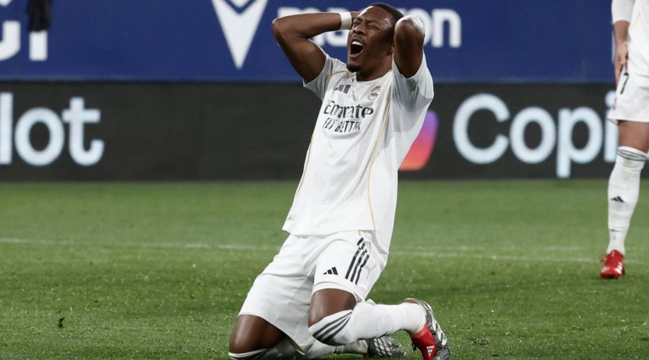 El Osasuna no se achicó en su territorio y al 90’, un pase filtrado para Raúl García acabó en las redes y, aunque fue señalado por fuera de lugar, el VAR sentenció el gol y la derrota madrileña. EFE / J. Diges