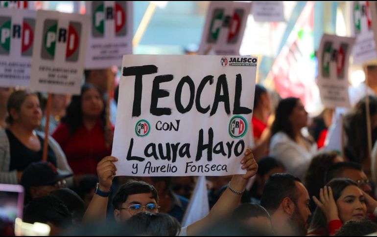 Además de la reelección de Haro, Aurelio Fonseca fue elegido como secretario general del partido. EL INFORMADOR / A. Navarro