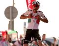 El ciclista mexicano Isaac Del Toro está a un paso de consagrarse campeón del UAE Tour 2026. AFP/ F. SENNA.