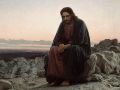 En el momento de iniciar su ministerio público, Jesús tuvo que desenmascarar y rechazar las falsas imágenes de Mesías que le proponía el tentador. WIKIPEDIA/«Cristo en el desierto», de Iván Kramskoy