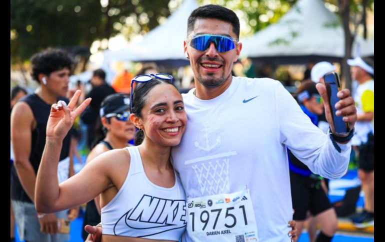 La fiesta del XL Medio Maratón cerró en La Minerva, donde los participantes se encontraron con sus seres queridos. EL INFORMADOR / J. ACOSTA