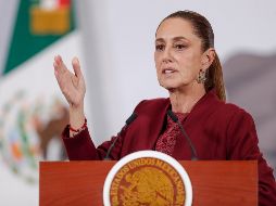 La presidenta afirmó que existe absoluta coordinación con gobiernos de todos los estados, y que el Gabinete de Seguridad se mantiene informando a la ciudadanía sobre la situación. EFE/ I. Esquivel.