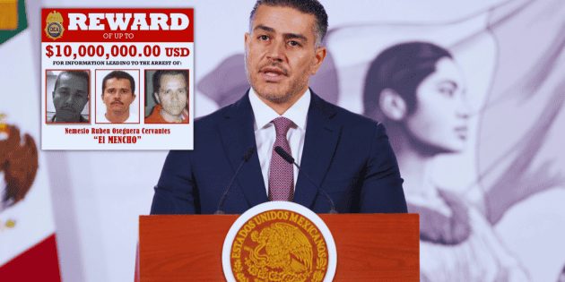 Mencho: Harfuch aparece en La Ma&ntilde;anera y da saldos del abatimiento de Nemesio Oseguera