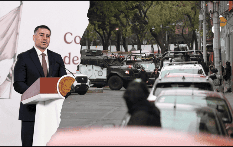 De acuerdo con el desglose presentado, de estas 58 personas 25 eran elementos de la Guardia Nacional, uno era un policía custodio del Penal de Puerto Vallarta y uno más era elemento de la Fiscalía General del Estado. ESPECIAL/ EFE/ M. Guzmán/J. Méndez