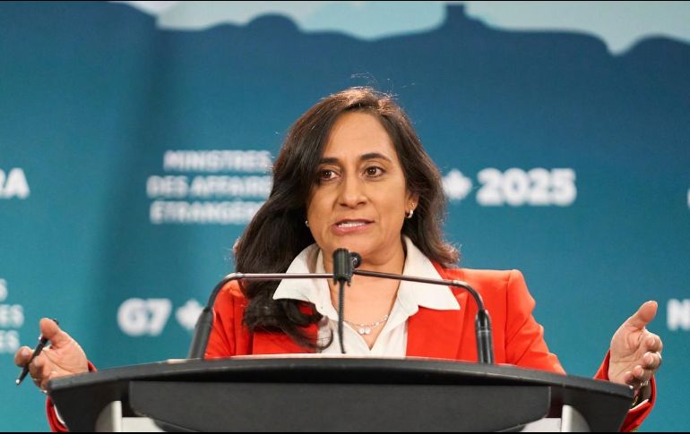 La ministra de Exteriores canadiense, Anita Anand. AFP / ARCHIVO