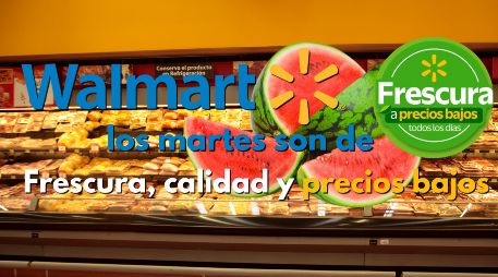 Las ofertas por el Martes de Frescura este 24 de febrero son válidas en las más de 2 mil sucursales físicas de Walmart y en su tienda en línea. EL INFORMADOR / ARCHIVO