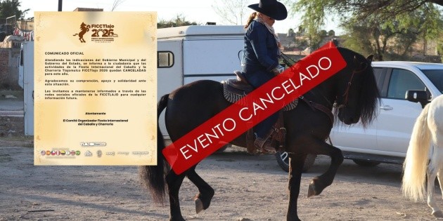 Cancelan Fiesta Internacional del Caballo y la Charrer&iacute;a en Tlajomulco