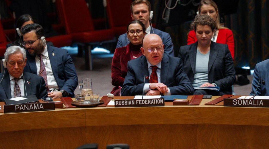 Vasily Nebenzya, representante Permanente de Rusia ante las Naciones Unidas (ONU). EFE/Olga Fedorova