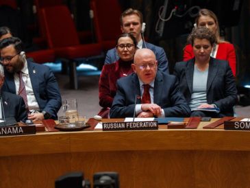 Vasily Nebenzya, representante Permanente de Rusia ante las Naciones Unidas (ONU). EFE/Olga Fedorova