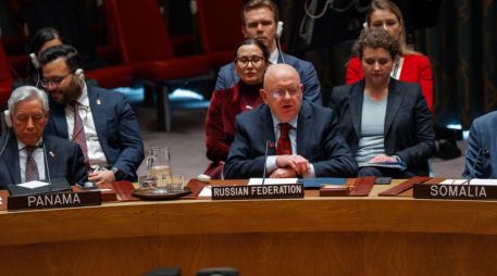 Vasily Nebenzya, representante Permanente de Rusia ante las Naciones Unidas (ONU). EFE/Olga Fedorova