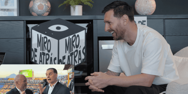 Messi respondi&oacute; entre risas a video de Christian Martinoli y Luis Garc&iacute;a