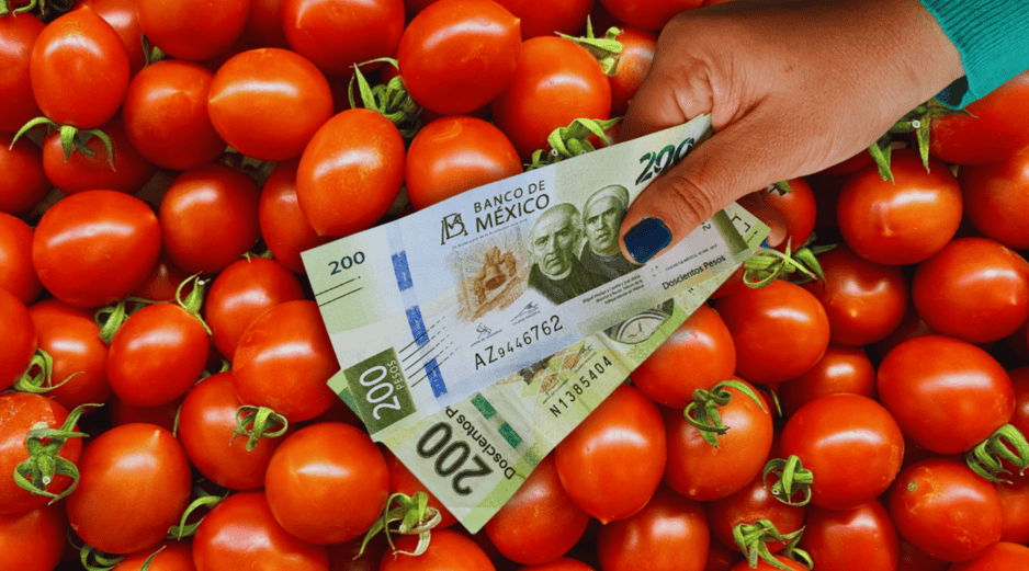 Buena parte del aumento en verduras se debió al precio del jitomate, que suele caer en los dos primeros meses del año, pero en esta ocasión no fue así. ESPECIAL / CANVA