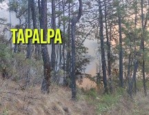 Reportan incendio activo en Tapalpa. ESPECIAL / FACEBOOK Protección Civil Jalisco