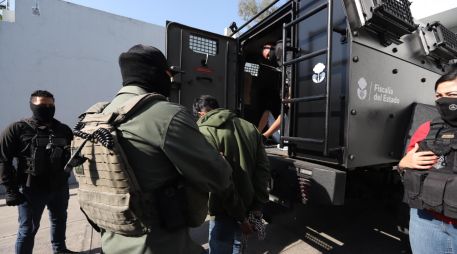 A todas las personas detenidas se les imputa el delito de robo calificado a la espera de determinar su situación legal y su posible vinculación a proceso. ESPECIAL 
Coordinación General de Seguridad