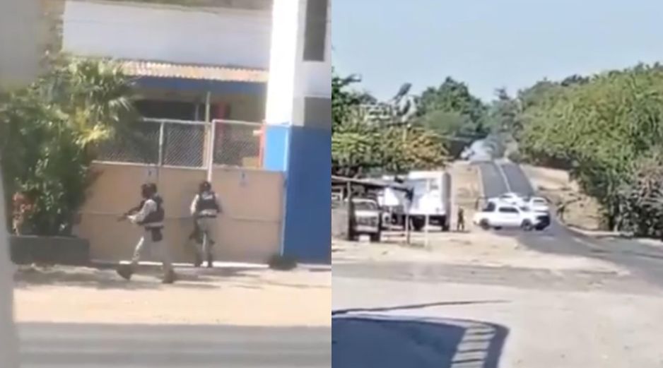 Los elementos de la Guardia Nacional realizaban recorridos de reconocimiento para prevenir bloqueos carreteros y verificar que las vías permanecieran libres cuando fueron atacados sobre la calle Margarita Maza de Juárez, a la altura del Sonajero Tuxpan. ESPECIAL