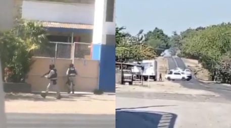 Los elementos de la Guardia Nacional realizaban recorridos de reconocimiento para prevenir bloqueos carreteros y verificar que las vías permanecieran libres cuando fueron atacados sobre la calle Margarita Maza de Juárez, a la altura del Sonajero Tuxpan. ESPECIAL