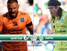 Querétaro y Santos buscan puntos urgentes en la J8. ESPECIAL / IMAGO7 y CANVA