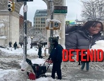 En los vídeos difundidos en redes se puede ver cómo dos oficiales de la policía de Nueva York aparecen en la gran pelea de bolas y son atacados por una muchedumbre. EFE / ARCHIVO / ESPECIAL / X: @NYPD