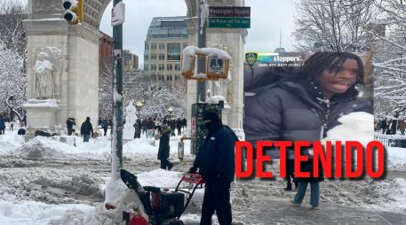 En los vídeos difundidos en redes se puede ver cómo dos oficiales de la policía de Nueva York aparecen en la gran pelea de bolas y son atacados por una muchedumbre. EFE / ARCHIVO / ESPECIAL / X: @NYPD