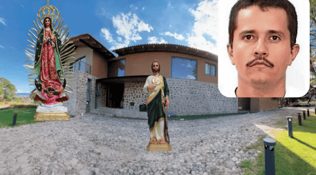 La presencia de la religiosidad no es ninguna novedad entre los narcos en México, sobre todo en un país mayoritariamente católico. SUN / V. Rosas ESPECIAL CANVA