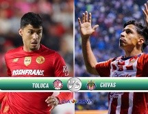 Toluca recibe a Chivas en duelo clave por los primeros puestos del Clausura 2026. ESPECIAL / IMAGO7 y CANVA