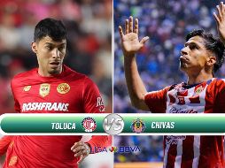 Toluca recibe a Chivas en duelo clave por los primeros puestos del Clausura 2026. ESPECIAL / IMAGO7 y CANVA