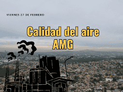 El índice más alto de calidad del aire registrado en el AMG hoy 27 de febrero es en Las Pintas, con 104 puntos IMECA. EL INFORMADOR / ARCHIVO