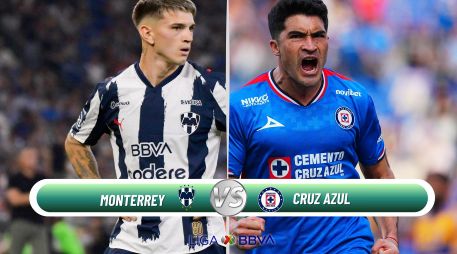 Monterrey recibe a Cruz Azul en choque por los primeros puestos del Clausura 2026. ESPECIAL / IMAGO7 y CANVA