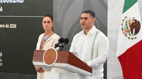 Respecto a hechos recientes de violencia, Harfuch mencionó tres casos de privación de la libertad en Sinaloa. EFE/PRESIDENCIA DE MÉXICO