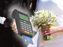 Recién casados ofrecen terminal bancaria para regalo de boda. EFE / ARCHIVO
