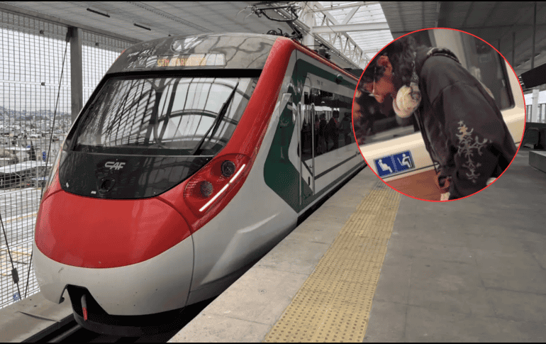 Usuario del Tren Insurgente causa indignación en pasajeros. ESPECIAL / X / @TrenInsurgente / @elvalledemexico