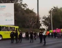 Manifestantes exigen liberar a joven detenido por hechos violentos en Guadalajara. ESPECIAL