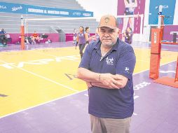 Héctor Oroz cristalizó el sueño de su hija Miranda de crear un equipo de voleibol profesional que representara Jalisco. EL INFORMADOR/J. Acosta