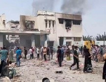 Captura del video de los momentos posteriores al bombardeo en la ciudad de Minab. EFE/MEHR