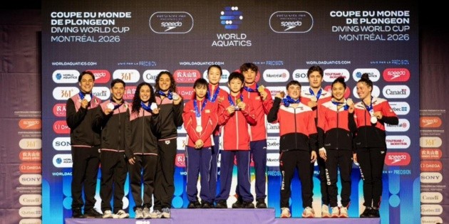 Copa Mundial de Clavados: M&eacute;xico logra medalla de plata en prueba en Montreal