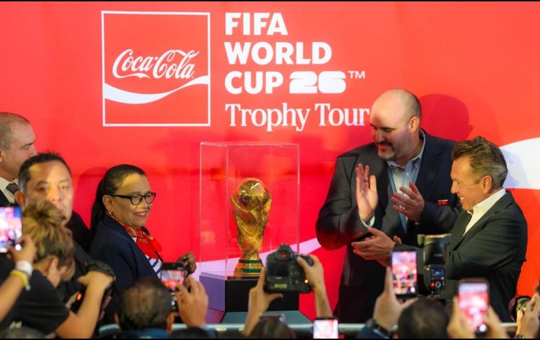 La secretaria de Gobernación aseguró, durante el inicio del Trophy Tour en Guadalajara, que México vive un clima de paz. EL INFORMADOR/ A. NAVARRO.