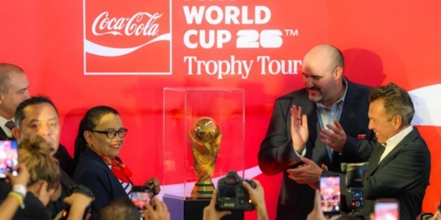 Mundial 2026: En arranque del Trophy Tour, Gobernaci&oacute;n destaca ambiente de paz en M&eacute;xico