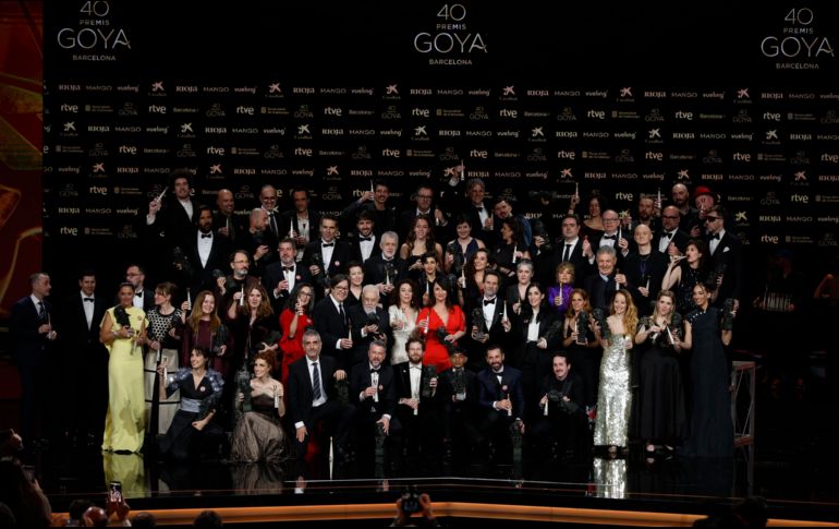 'Los domingos' consiguió el Goya a la mejor película de la 40 edición de los premios del cine español. EFE/A. Estévez.