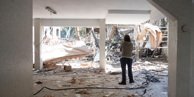 Misil impacta Jerusal&eacute;n y deja varios heridos