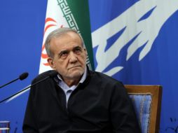 Fotografía de archivo del presidente iraní Masoud Pezeshkian. EFE/EPA/Taherkenareh