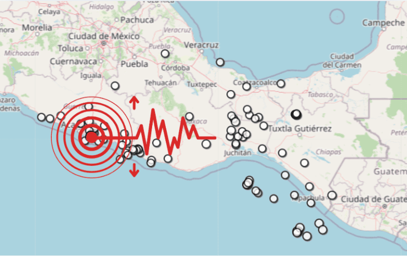 &nbsp;Sismo en Guerrero. ESPECIAL / SSN