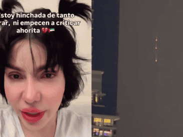 "Esto es un horror! Las alarmas de los edificios no dejan de sonar cada que caen bombas DIOS MIOOOOOO QUE FUE SE SIENTE ESTO DIOS", agregó la influencer. ESPECIAL